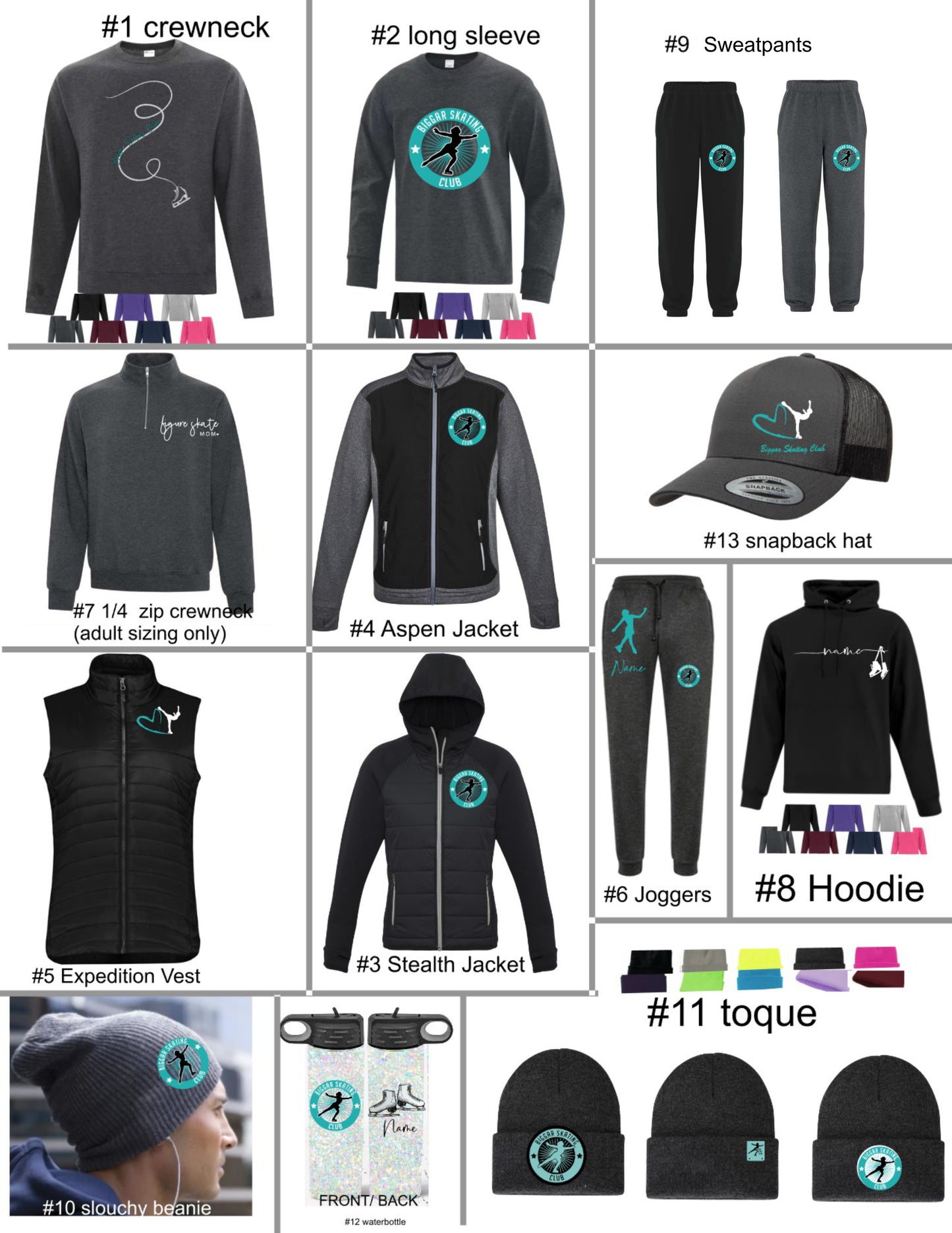 Biggar Skating Club Apparel