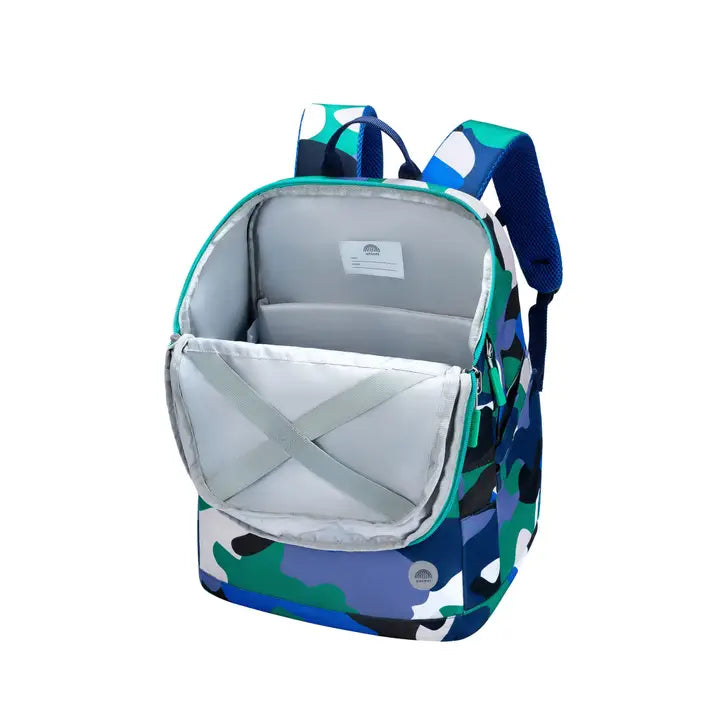 Backpack- Camo Kid Blue/Green