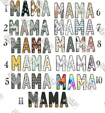 Custom MAMA apparel