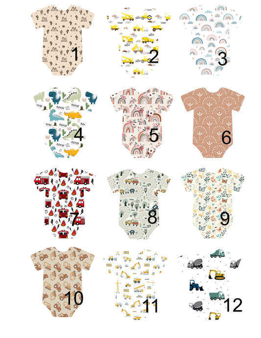 Baby Onesie Birth Stats Ornament