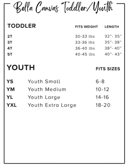 Toddler/Youth Bella Tshirt