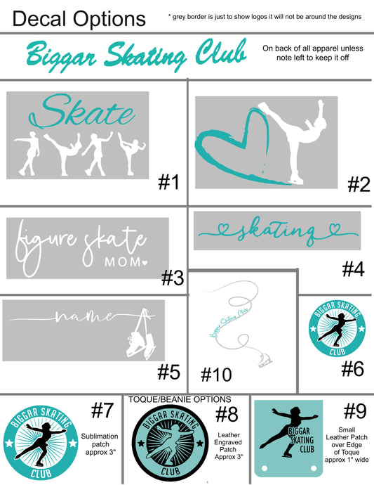 Biggar Skating Club Apparel