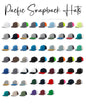 Pacific Snapback Hat Colour Chart