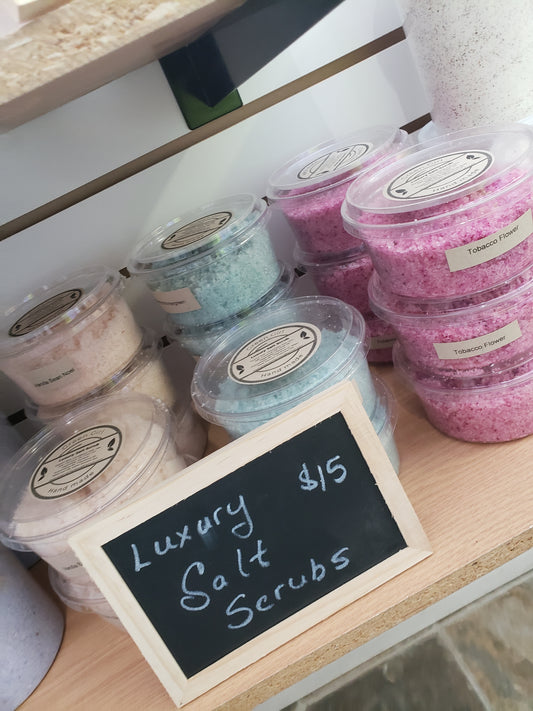 Luxury salt scrubs- green girl