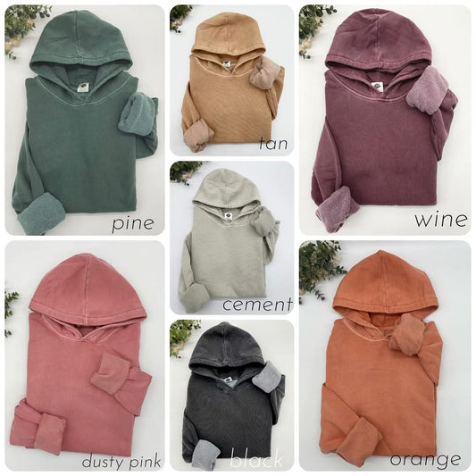 Pigment Dyed Hoodie-adult