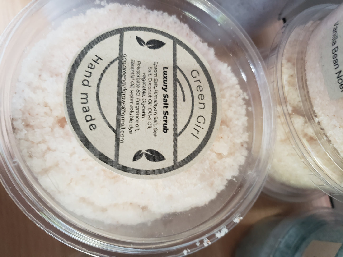 Luxury salt scrubs- green girl