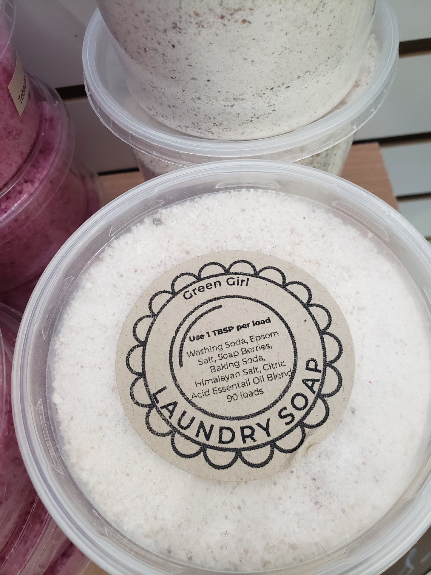 Laundry soap- green girl