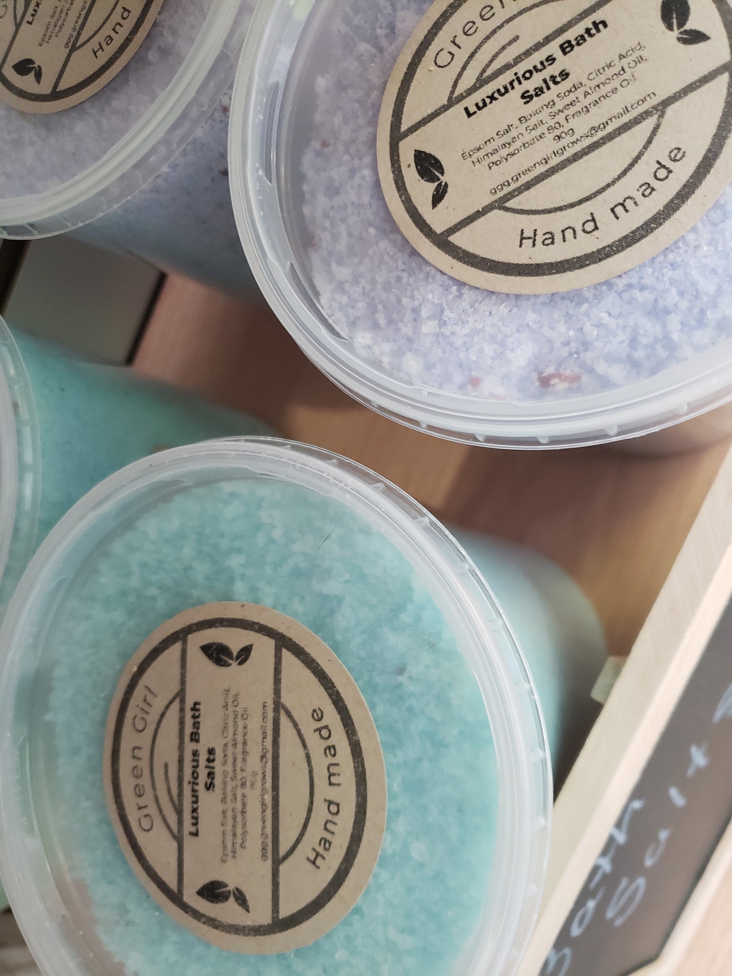 Luxurious Bath Salts- green girl