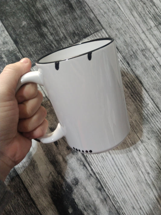 Blank-Rustic Chip Ceramic Mug